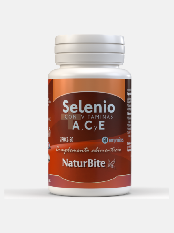 Selenio 200mcg + ACE - 60 comprimidos - NaturBite