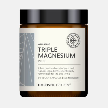 Triple Magnesium Plus – 60 cápsulas – HOLOS Nutrition