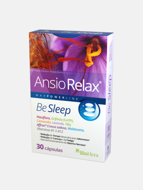 Ansio Relax Be Sleep - 30 cápsulas - Bio-Hera