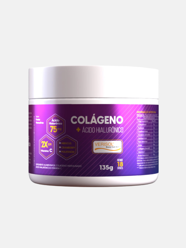 Verisol Colágeno + Ácido Hialurónico - 135g - Marita