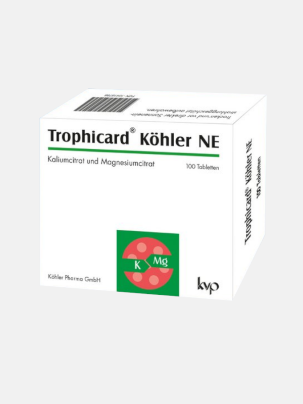 Trophicard Kohler NE - 100 comprimidos - KVP