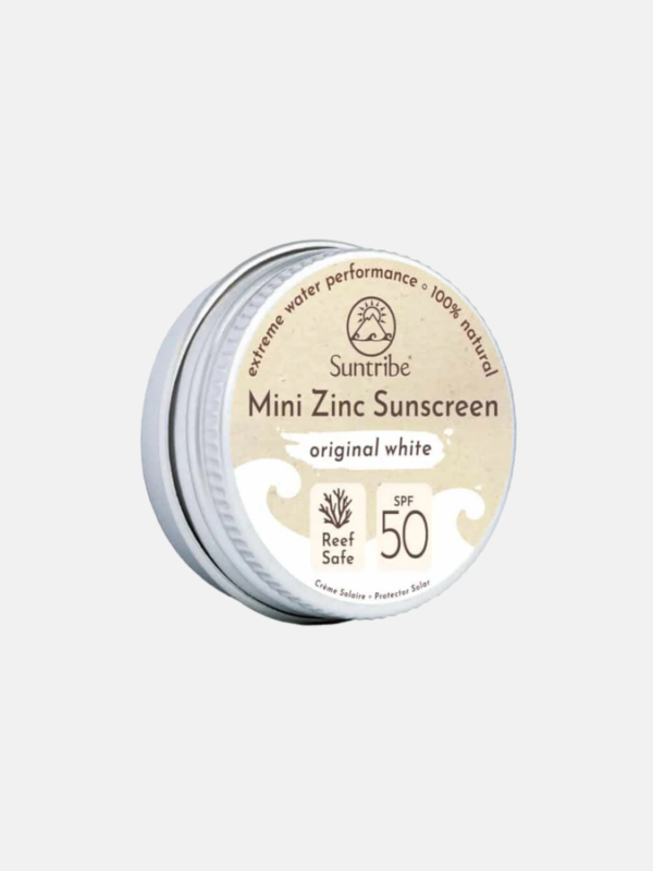 Mini Zinc Sunscreen Face & Sport Original White SPF 50 - 15g - Suntribe