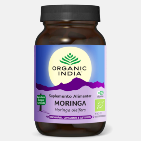 Moringa Bio – 90 cápsulas – Organic India