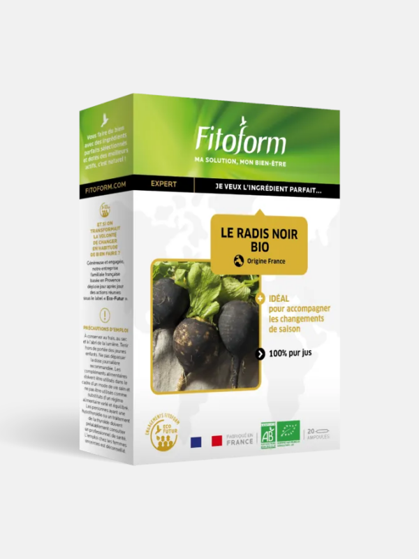 Radis Noir Bio 20 ampollas - Fitoform