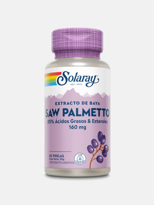 Saw Palmetto - 60 cápsulas - Solaray