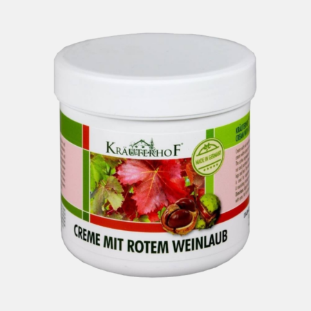 Crema Mit Rotem Weinlaub (Bein Und Venen) – 250ml – Krauterhof