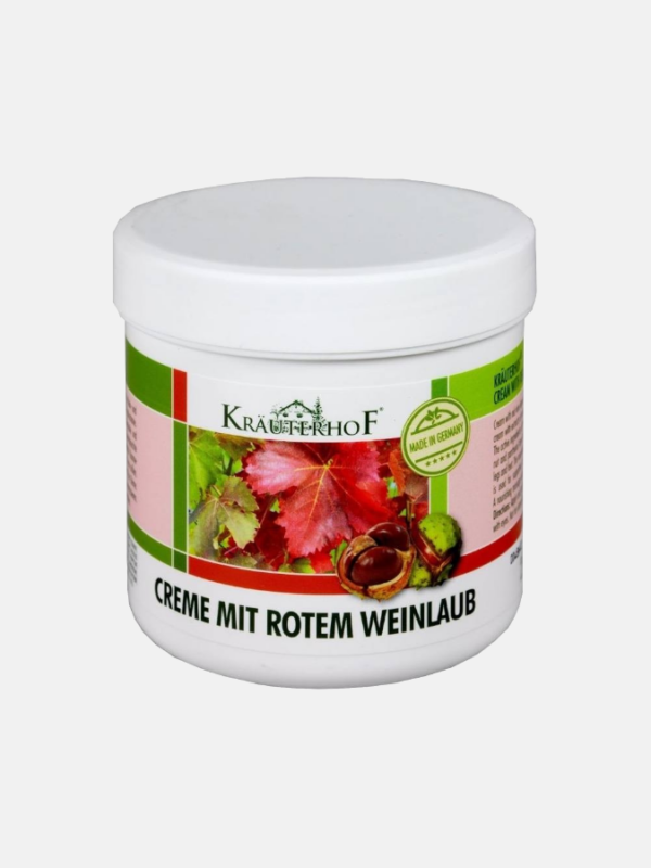 Crema Mit Rotem Weinlaub (Bein Und Venen) - 250ml - Krauterhof