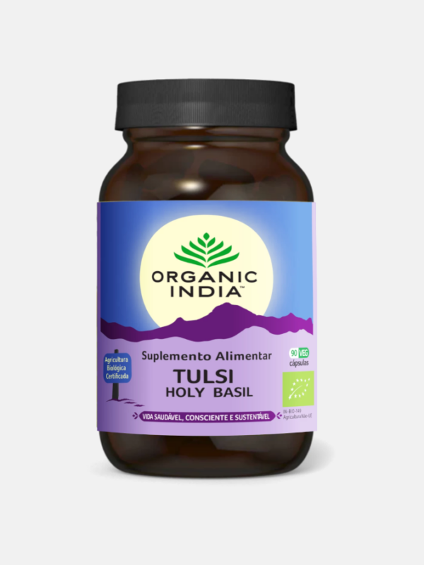 Tulsi Holy Basil - 90 cápsulas - Organic India