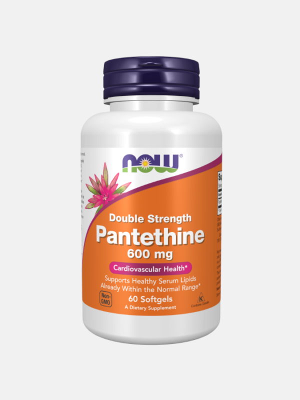 Pantethine 600mg Double Strength - 60 softgels - Now