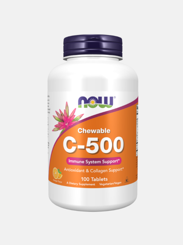 Chewable Vitamin C-500 Orange - 100 chewable tablets - Now