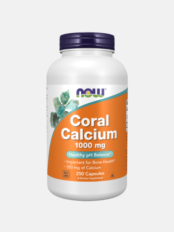 Coral Calcium 1000mg - 250 cápsulas - Now