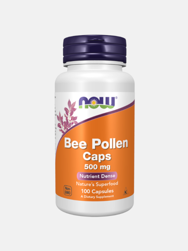 Bee Pollen 500mg - 100 cápsulas - Now