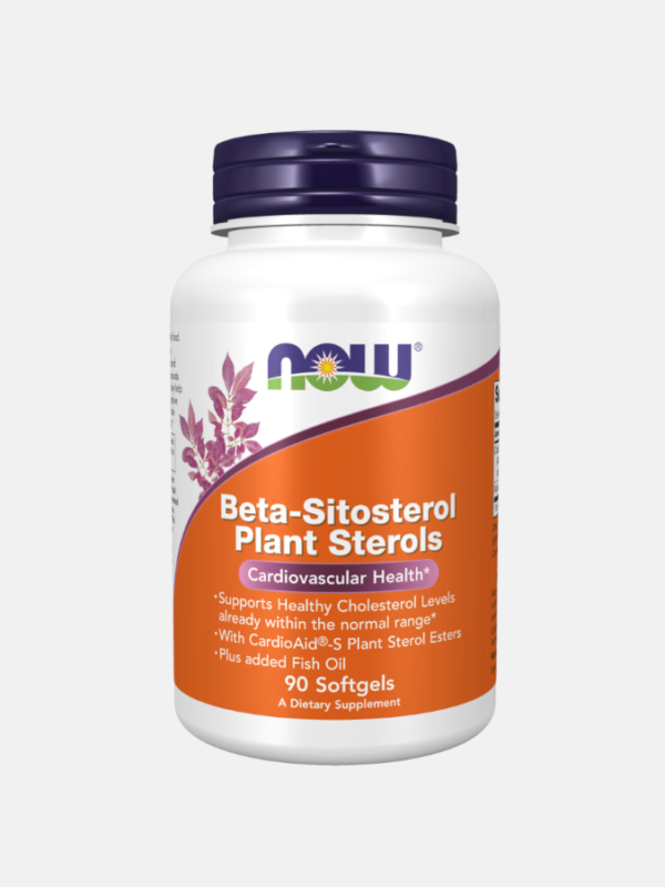 Beta-Sitosterol Plant Sterols - 90 softgels - Now