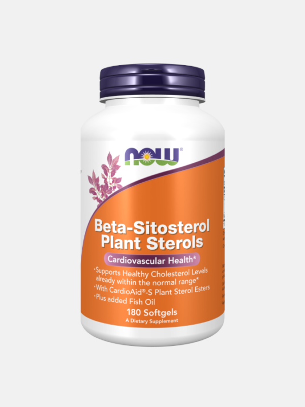 Beta-Sitosterol Plant Sterols - 180 softgels - Now