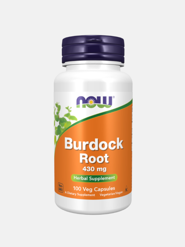 Burdock Root 430mg - 100 cápsulas - Now