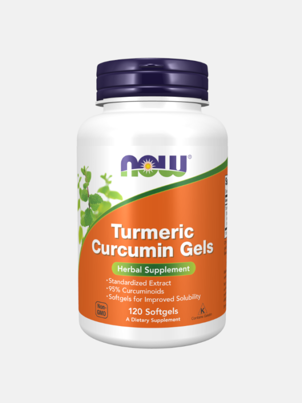 Turmeric Curcumin Gels - 120 softgels - Now