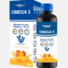 Mousse Omega 3 jarabe mango y melocotón - 250 ml - EFPBiotek