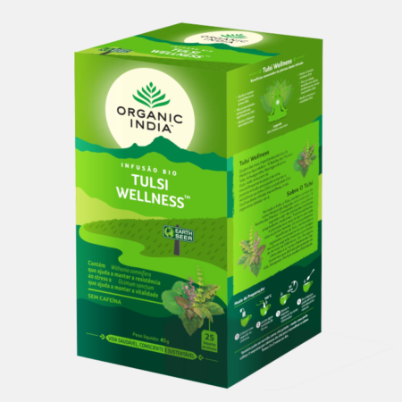 Infusión Bio Tulsi Wellness – 25 sobres – Organic India