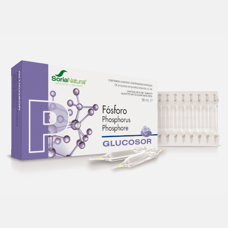 Glucosor Fósforo – 28 ampolas – Soria Natural