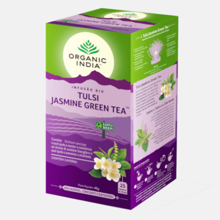 Infusión Bio Tulsi Jasmine Green Tea – 25 saquetas – Organic India