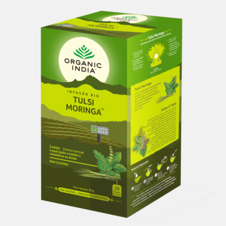 Infusión Bio Tulsi Moringa – 25 sobres – Organic India