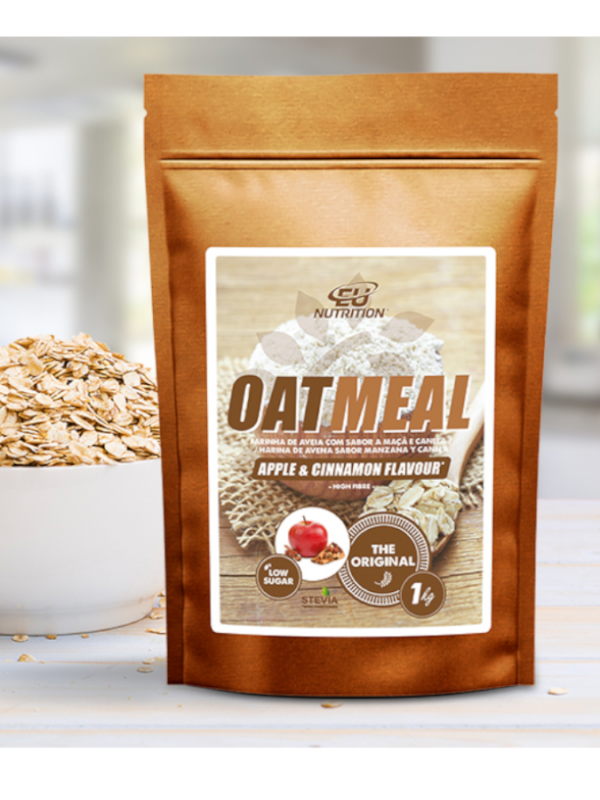 Oatmeal Flour Apple Cinnamon - 1Kg - EU Nutrition