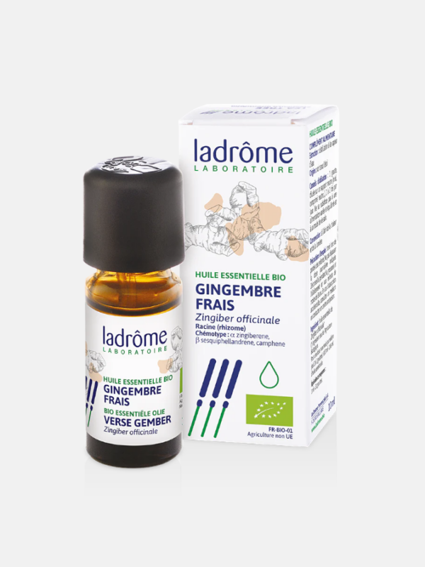 AE Jengibre Zingiber officinale Bio - 10ml - Ladrôme