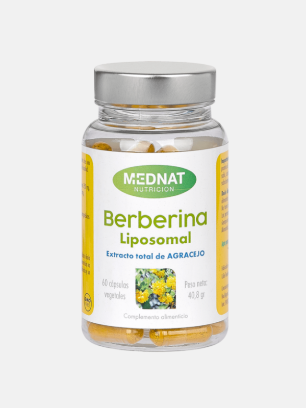 Berberina Lipossomal - 60 cápsulas - MEDNAT