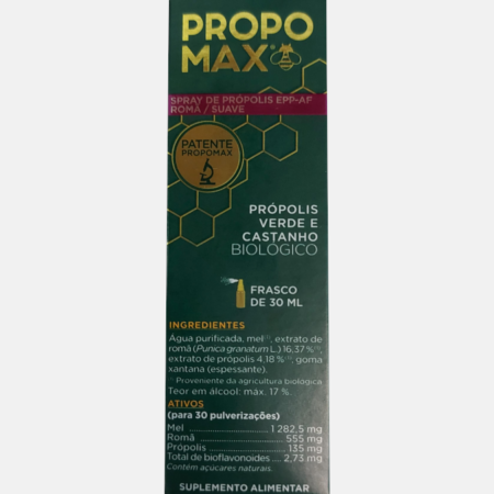 Propomax Spray de Propóleo EPP-AF Granada Suave – 30ml – Lehning