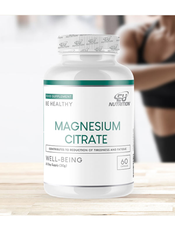 Magnesium Citrate - 60 cápsulas - EU Nutrition