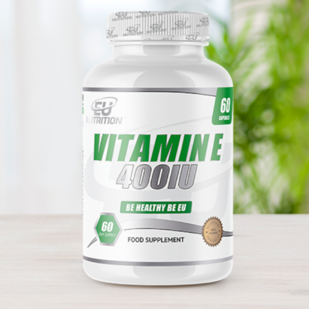 Vitamin E 400UI – 60 cápsulas – EU Nutrition