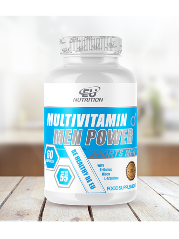 Multivitamin Men Power - 60 cápsulas - EU Nutrition