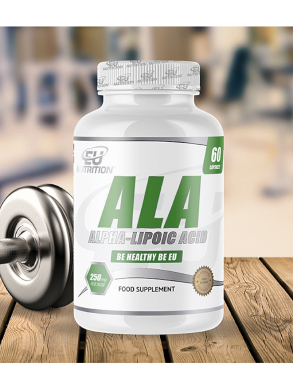 ALA Alpha Lipoic Acid - 60 cápsulas - EU Nutrition