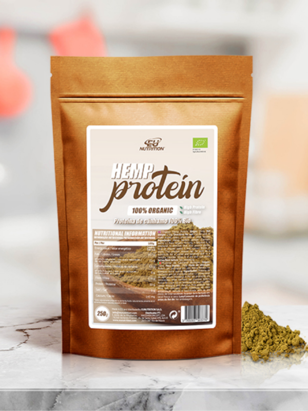 Hemp Protein 100% Organic - 250g - EU Nutrition