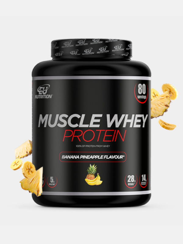 Muscle Whey Protein Banana & Pineapple - 2Kg - EU Nutrition