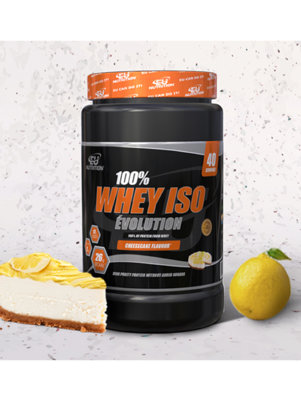 100% Whey Isolate Évolution Lemon Cheesecake - 1Kg - EU Nutrition