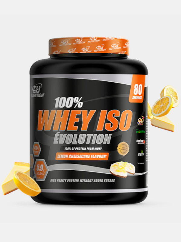 100% Whey Isolate Évolution Lemon Cheesecake - 2Kg - EU Nutrition