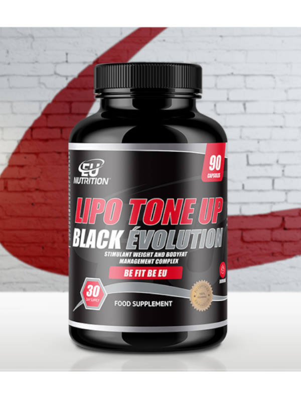 Lipo Tone Up Black Évolution - 90 cápsulas - Eu Nutrition