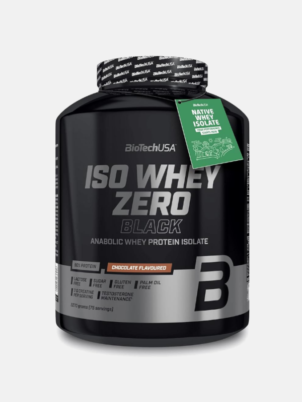 Iso Whey Zero Chocolate Negro - 2270g - Biotech