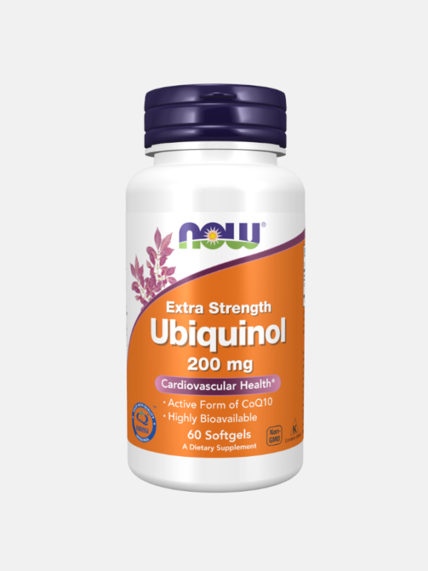 Ubiquinol Extra Strength 200mg - 60 softgels - Now