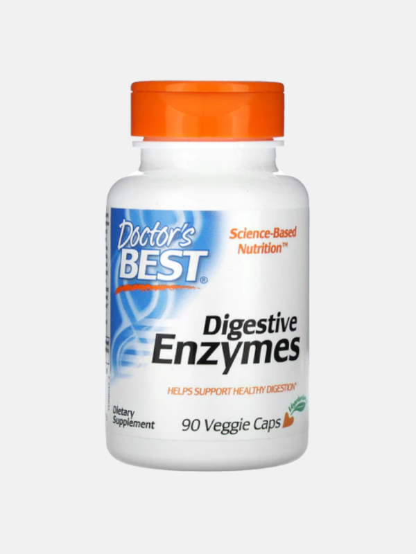 Digestive Enzymes - 90 cápsulas - Doctor's Best