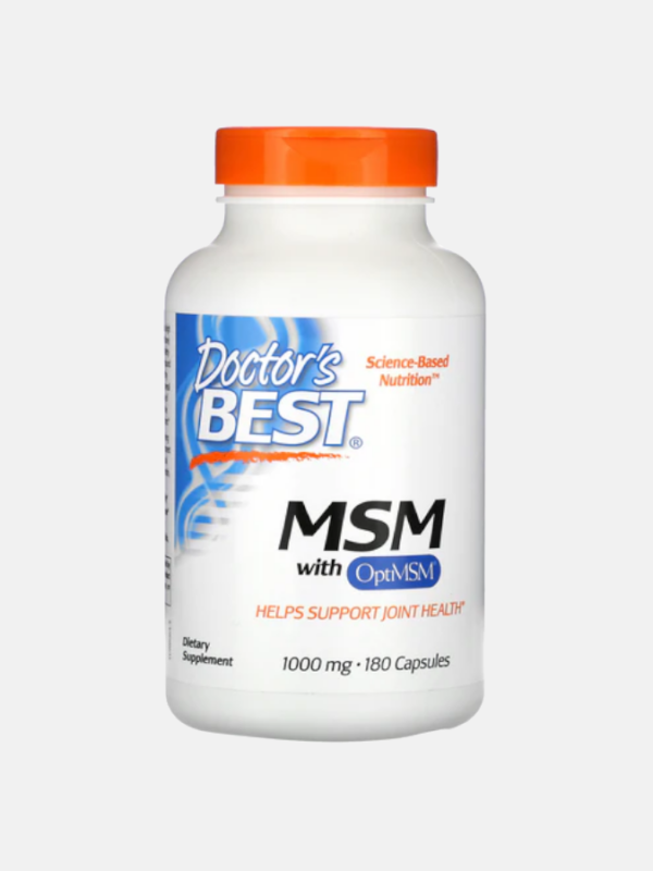 MSM with OptiMSM 1000mg - 180 cápsulas - Doctor's Best