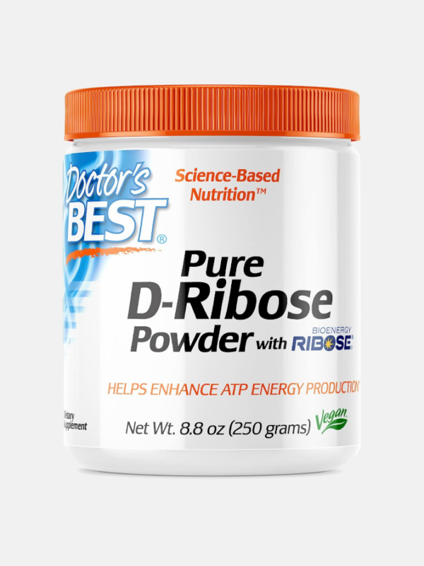 Pure D-Ribose Powder w BioEnergy Ribose - 250g - Doctor's Best