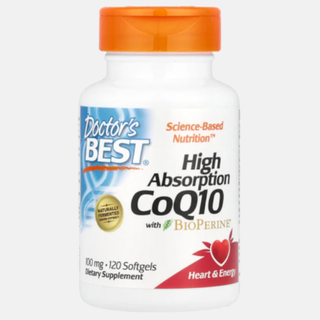 High Absorption CoQ10 BioPerine 100mg – 120 softgels – Doctor’s Best