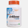 Pure D-Ribose Powder w BioEnergy Ribose - 250g - Doctor's Best