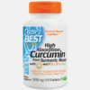 High Absorption Curcumin 500mg - 120 veggie caps - Doctor's Best