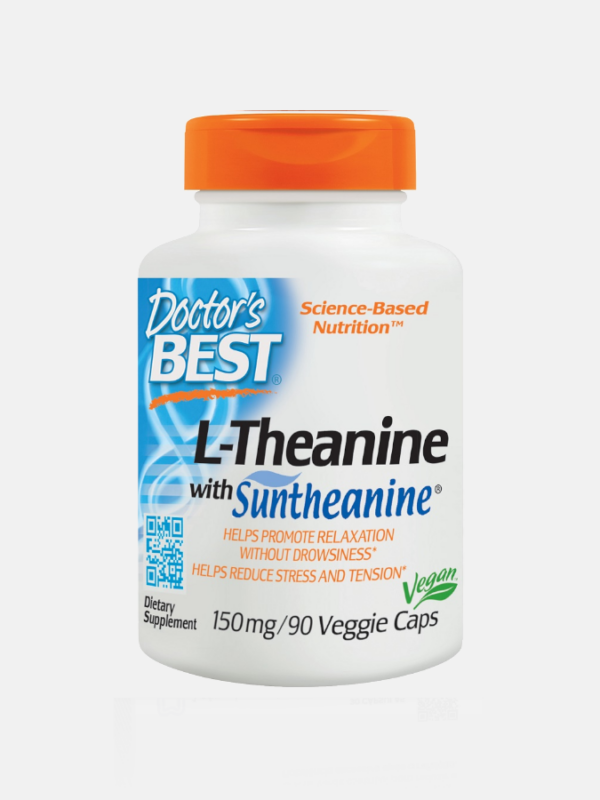 L-Theanine with Suntheanine 150mg - 90 Veggie Caps - Doctor's Best