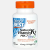 Vitamin K2 MK-7 MenaQ7 + D3 180mcg - 60 veggie caps - Doctor's Best