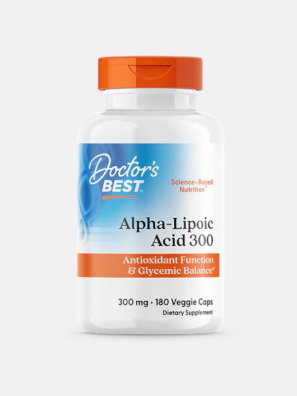 Alpha-Lipoic Acid 300mg - 180 cápsulas - Doctor's Best