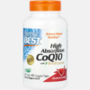 High Absorption CoQ10 with BioPerine 200mg - 60 veggie caps - Doctor's Best